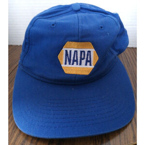Blue Napa Auto Parts Vintage 80's Snapback Hat